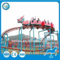 Amusement park mini electric train children toy slide dragon train/roller coaster for sale